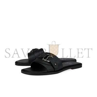 CHRISTIAN LOUBOUTIN HER IN ROMA LEATHER MULE SANDALS 1260519B439